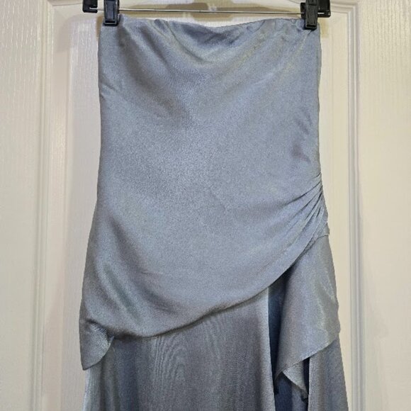 NWT Bardot Lorenza Midi Dress in Dustblue Size 4 - Picture 4 of 12